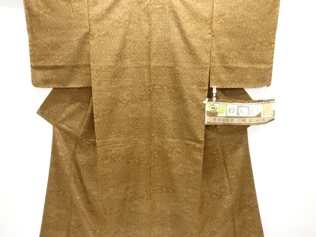 Japanese Kimono / Tsumugi Omeshi Silk